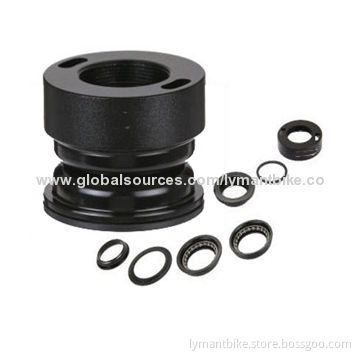 Bicycle Headset, Made of Aluminum Alloy with Steel, Semi-Integrated, Special for Folding Bikes